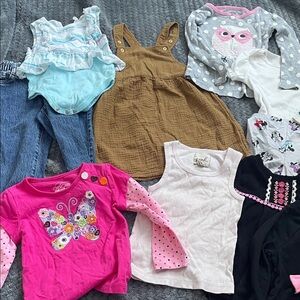 Baby girl clothing bundle size 2T